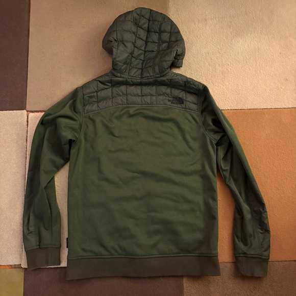 NORTH FACE Men’s Olive & Lime Quilted Jacket size S - Picture 3 of 11